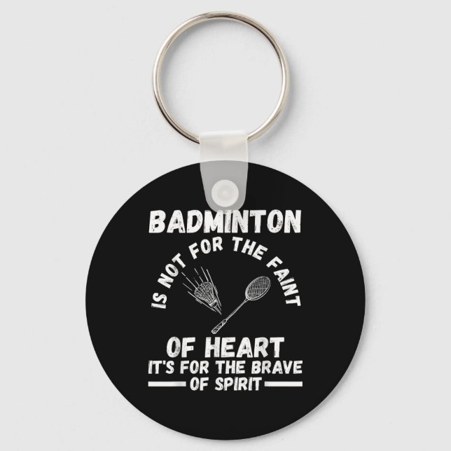 Shuttle Badminton  Keychain (Front)