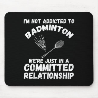 Shuttle Badminton Player 9 Mouse Pad