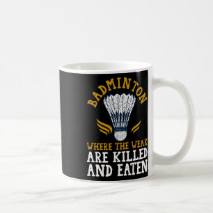 Shuttle Badminton Player Coffee Mug