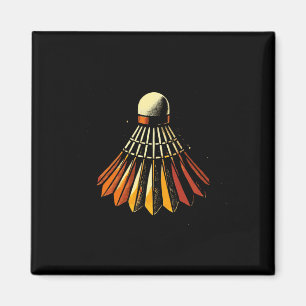 Shuttle Badminton Player  Magnet