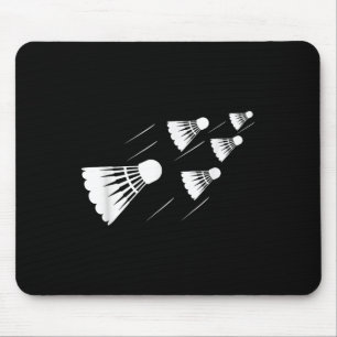 Shuttle Badminton Player  Mouse Pad