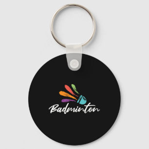 Shuttle Badminton Player Racket Sports Coach Team Keychain