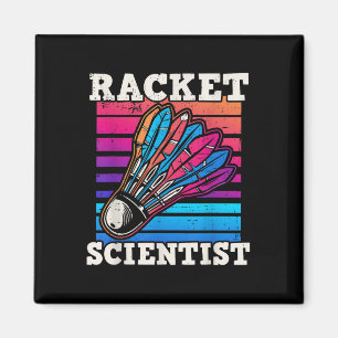 Shuttle Badminton Scientist  Magnet