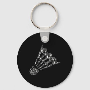 Shuttle Collage Badminton Player Shirt _ Badminton Keychain