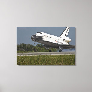 Shuttle Endeavour landing Kennedy Space Centre Canvas Print