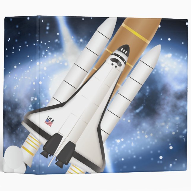 Shuttle launch! binder (Front/Spine)