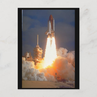 Shuttle launch_Space Postcard