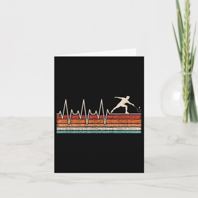 Shuttle Player Heartbeat Retro  Card (Front)