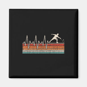 Shuttle Player Heartbeat Retro Magnet
