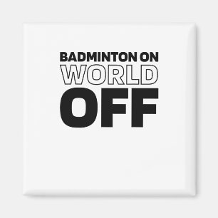 Shuttle Racket - Court Racquet Badminton On World  Magnet