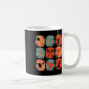 Shuttle Retro Vintage Badminton Player Badminton Coffee Mug