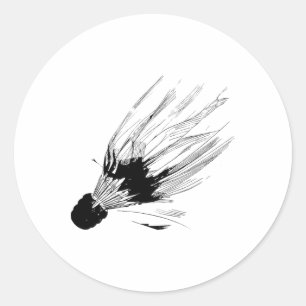 Shuttle Sketch  Classic Round Sticker