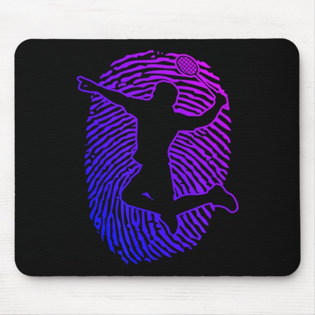 Shuttle Squash Badminton Badminton Player  Mouse Pad (Front)