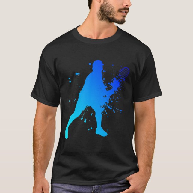Shuttle Squash Dminton Player  T-Shirt (Front)