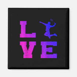 Shuttle Squash Womens Badminton Mens  Magnet