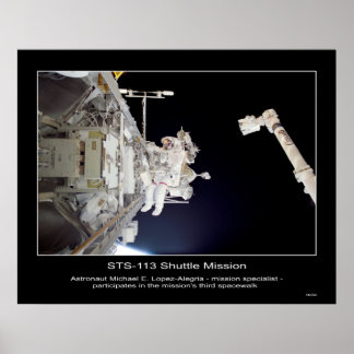 Shuttle-sts113-307-009 Poster