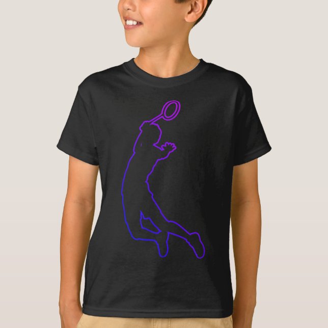 Shuttle Womens Mens Squash Badminton  T-Shirt (Front)