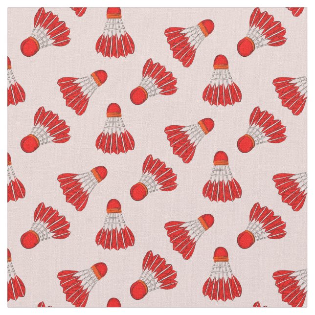 Shuttlecock badminton play fabric (Close Up)