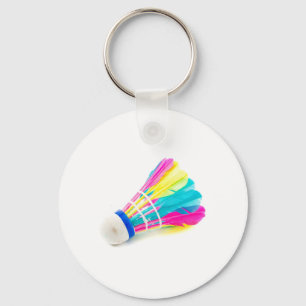 Shuttlecock Keychain