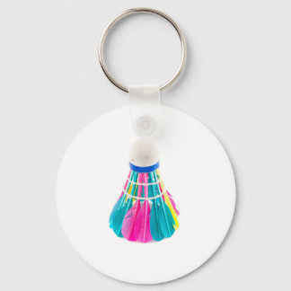 Shuttlecock Keychain