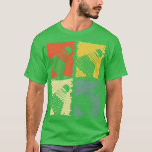 Shuttlecocks Badminton Ball Badminton Player T-Shirt