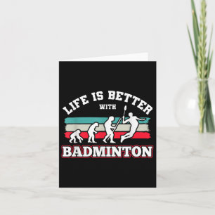 Shuttles Badminton  Card