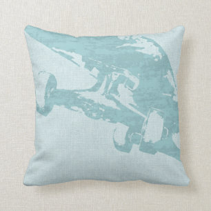 Shuvit Pousser-il bleu de Seafoam de coussin de