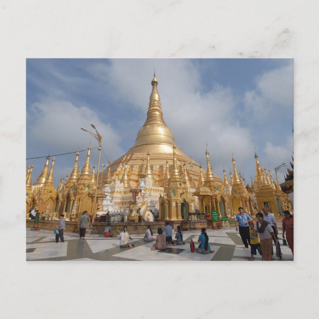 Shwe Dagon Pagoda Postcard (Front)