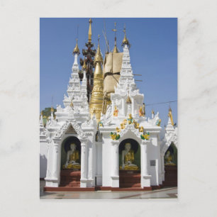 Shwedagon Pagoda (Paya), large temple site that 2 Postcard