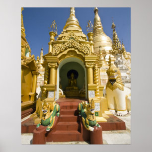 Shwedagon Pagoda (Paya), large temple site that 4 Poster