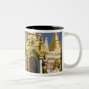 Shwedagon Pagoda (Paya), large temple site that Two-Tone Coffee Mug