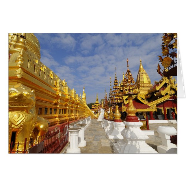 Shwezigon Pagoda complex in Bagan (Pagan), (Front Horizontal)