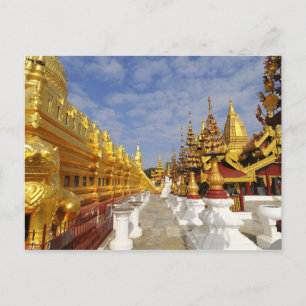 Shwezigon Pagoda complex in Bagan (Pagan), Postcard