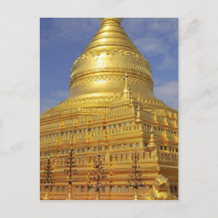 Shwezigon Pagoda in Bagan, Bagan (Pagan), 2 Postcard
