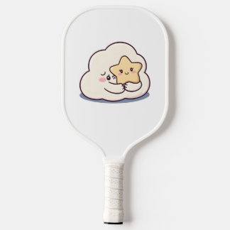 Shy Cloud Hugging a Star Pickleball Paddle