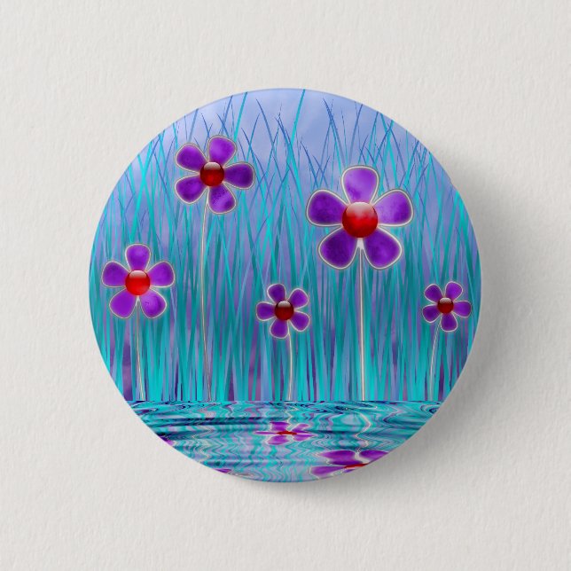 Shy Daisies Button (Front)