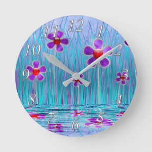 Shy Daisies Clock