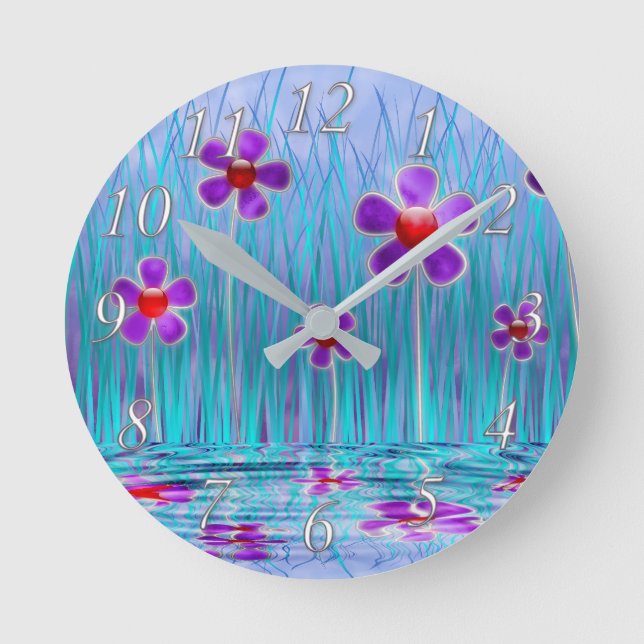 Shy Daisies Clock (Front)