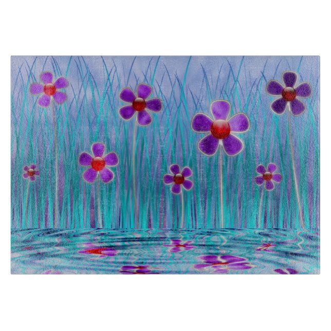 Shy Daisies Cutting Board (Front)