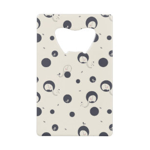Shy Elephant Pattern Credit Card Bottle Opener