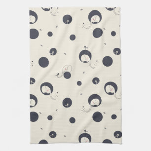 Shy Elephant Pattern Kitchen Towel