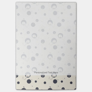 Shy Elephant Pattern Post-it Notes