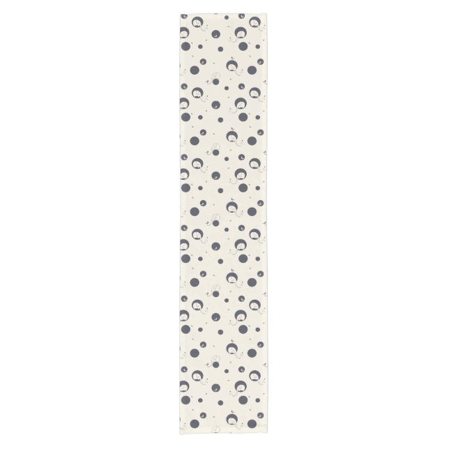 Shy Elephant Pattern Short Table Runner (Front)