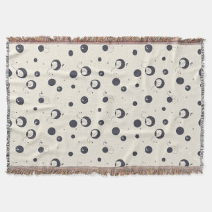 Shy Elephant Pattern Throw Blanket