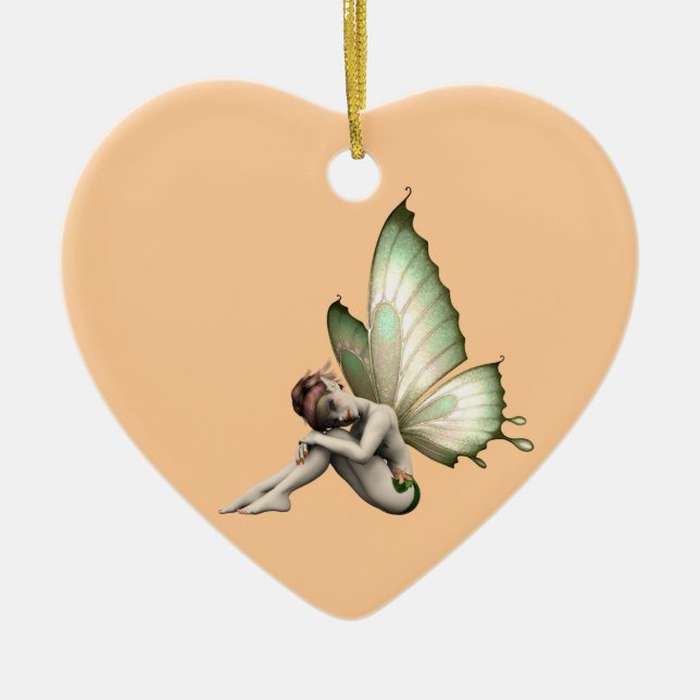 Shy Fairy Ornament (Front)
