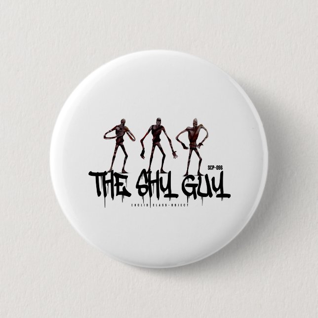 shy guy scp-096 2 inch round button (Front)