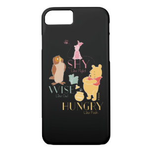 Shy Like Piglet, Wise Like Owl, Hungry Like Pooh Case-Mate iPhone Case