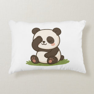 Shy Panda Moment Accent Pillow