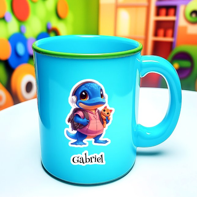 Shy Platypus Personalized Vinyl Sticker (Creator Uploaded)