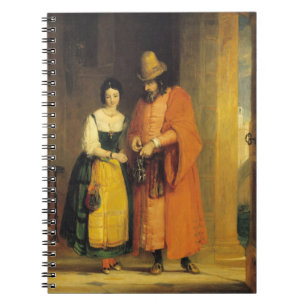 Shylock and Jessica from 'The Merchant of Venice', Notebook